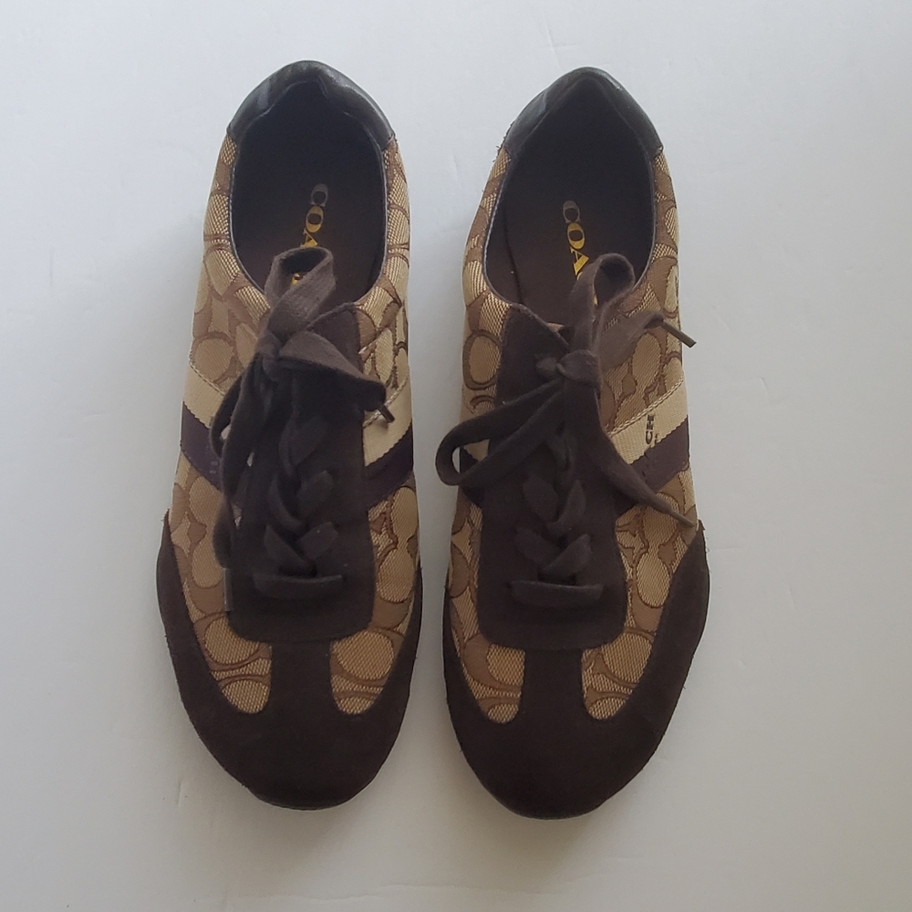 Coach Kelson Shoes Women Sneakers  Size 9 B Brown